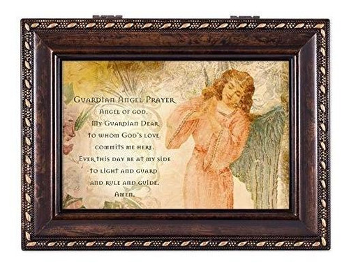 Joyero - Cottage Garden Guardian Angel Prayer Be At My Side 