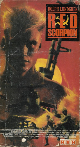 Red Scorpion Vhs Dolph Lundgren Joseph Zito 1989