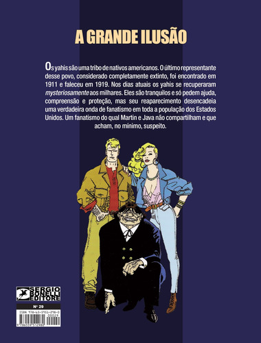 Martin Mystère Volume 29: A grande ilusão, de Lotti, Enrico. Editorial Edições Mythos Eireli, capa mole em português, 2022