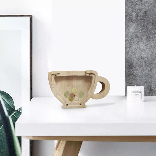 Hucha De Madera Para Niños Hucha De Madera Hucha De Taza De