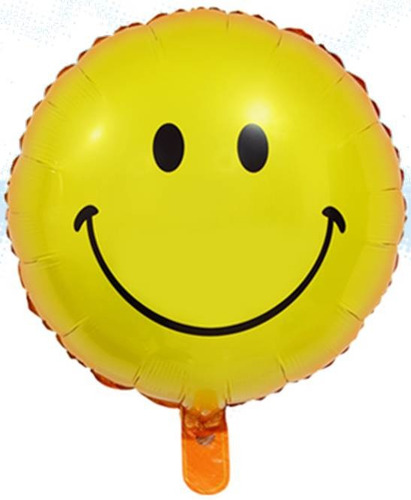 Globos Metalizados Emoticon Emoji 45cm