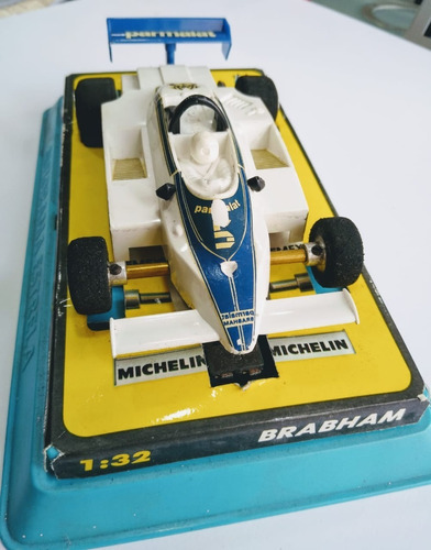 Carrinho De Autorama Estrela Brabham  Nelson Piquet Branco