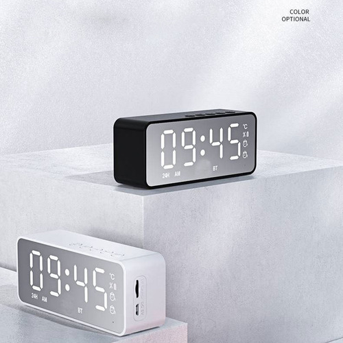 Reloj Despertador De Digital Con Bocina Y Radio Fm