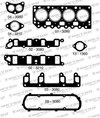 Juego Juntas Descarbonizacion Ford Fiesta Ka 1.3 8v Taranto