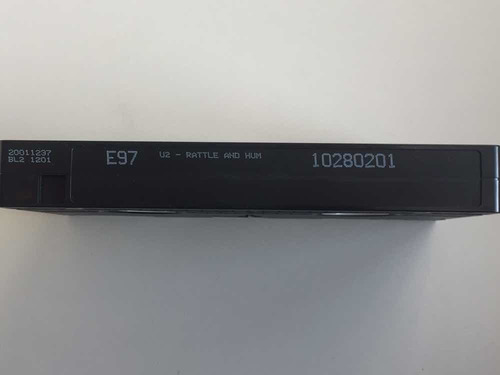Imagem 8 de 9 de U2 Rattle And Hum Fita Vídeo Vhs Importada Inglaterra Uk