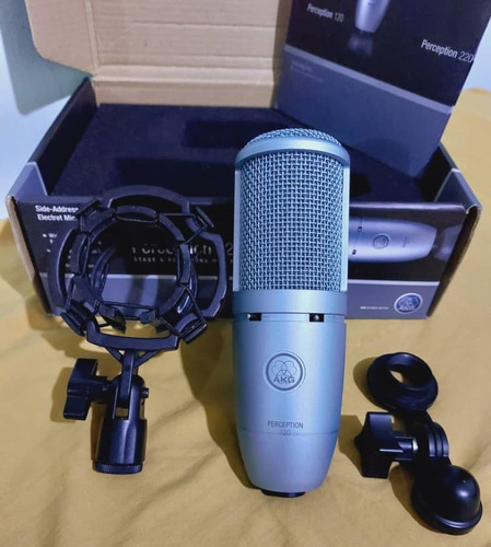 Micrófono Condensador Akg Perception 120 Nuevo En Caja