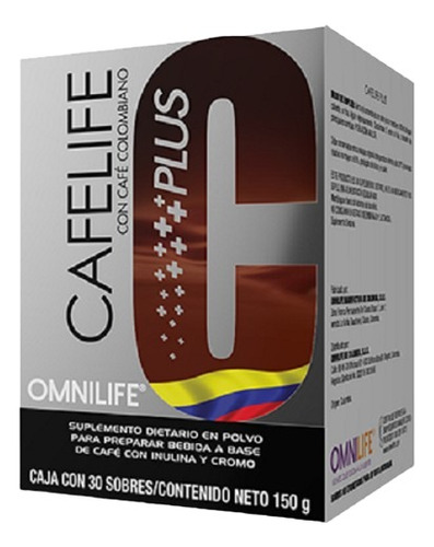 Cafelife Plus - Omnilife Con Café Colombi - g a $21