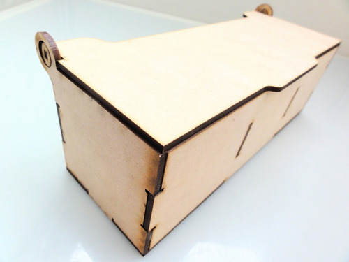 Imagen 2 de 6 de Caja De Te - 3 Divisiones - Mdf / Fibrofacil
