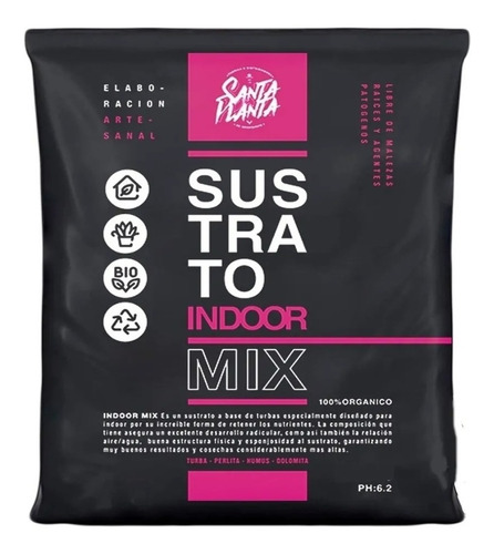 Sustrato Santa Planta Indoor Mix 10dm