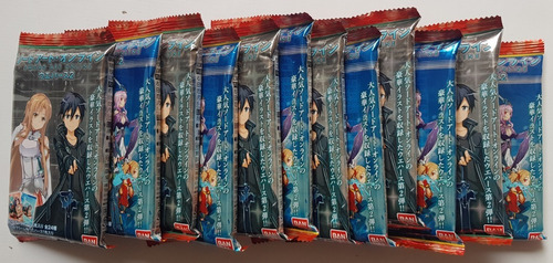 12 Sobres De Sword Art Online Bandai Wafer 2