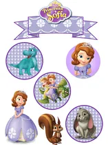 Comprar Adorno Torta Cake Topper  Personalizado Varios Personajes Violeta Princesa Sofia