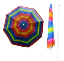 Comprar Sombrilla Playa Jardín Pileta100% Poliéste+chupaarena+estaca
