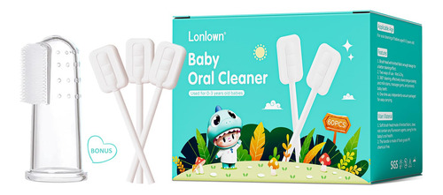 Limpiador De Lengua Bebé 60 Unidades Cepillo Dientes Dedos Color
