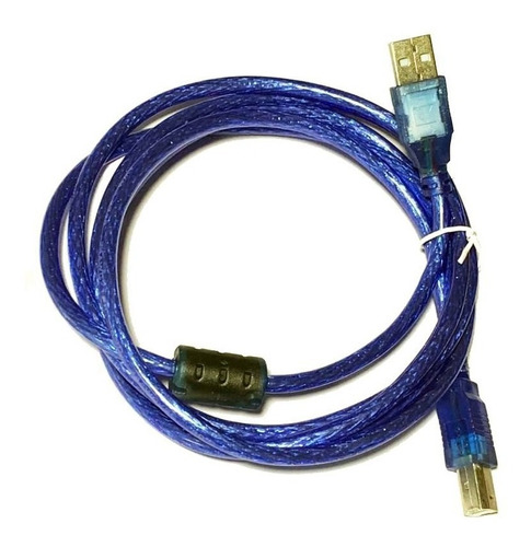 Cable De Impresora Gio Usb - A / B De 3 Metros Color Azul