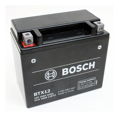 Bateria Moto Bosch Btx12 = Ytx12 12v 10ah Suzuki 650