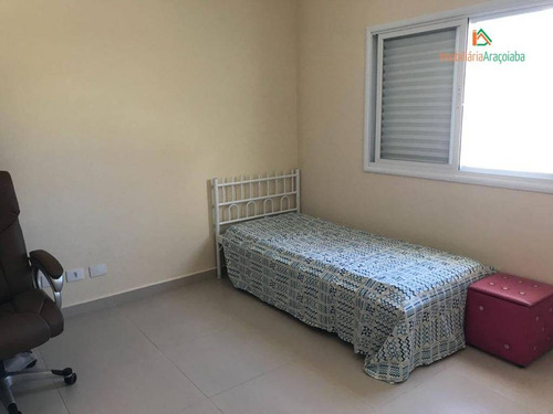 Imagem 10 de 23 de Lindo Sobrado Em Condomínio Horizontes De Sorocaba - So0025