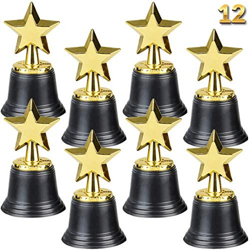 Star Trophy Awards - Paquete De 12 A Granel - 4.5 Pulgadas, 