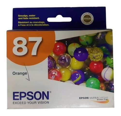 Cartucho Epson T087920 87 Naranja Stylus Photo R1900