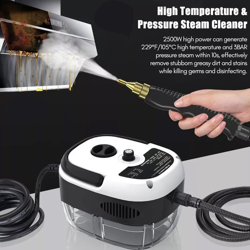 Limpiador De Vapor De Alta Temperatura Con Boquilla 2500w