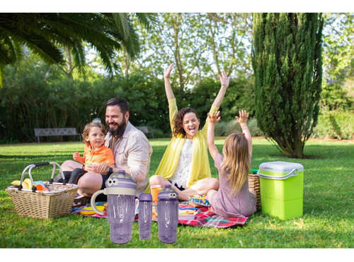 Trio De Botellas De Ojos Locos Para Agua Morado
