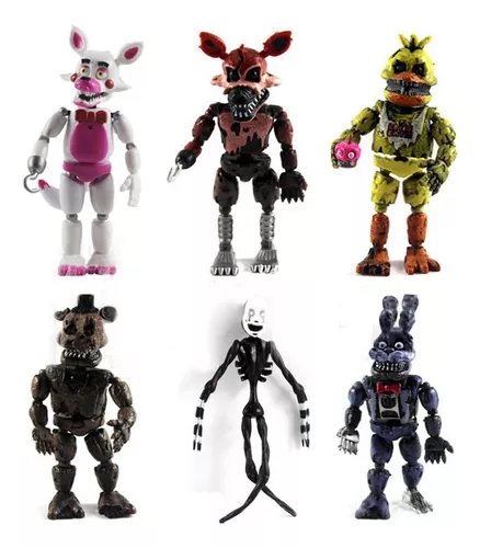 5pcs Fnaf Pizzeria Cinco Noites No Freddys Bunnie Jogo