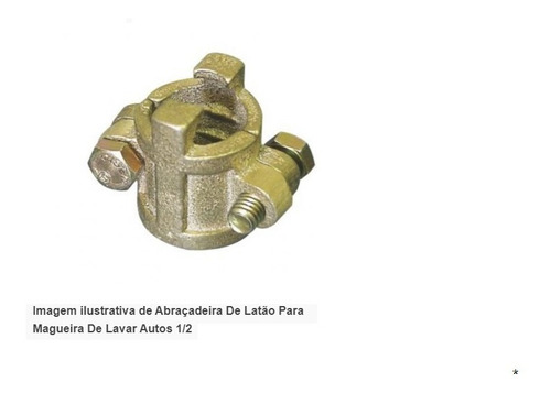 Abraçadeira De Latão Para Magueira De Lavar Autos 1/2 Lub-29