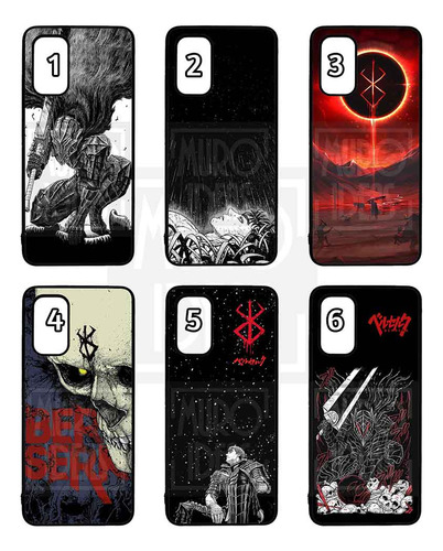 Carcasas Con Diseños Berserk Para Modelos iPhone