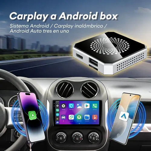 Smart Ai Box Wireless Carplay Android 13 Netflix Youtube