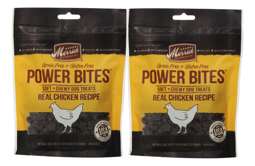Merrick Chicken Power Bites Made In Usa 2 Pack 12 Ounces To.