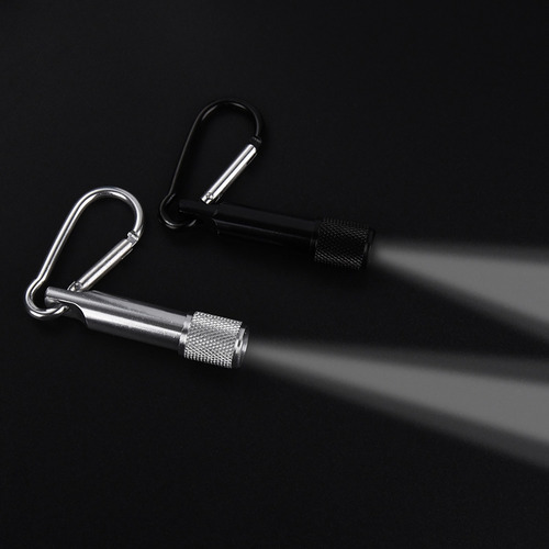 Mini Linterna Led Con Clip De Mosquetón, Llavero, Lámpara Po