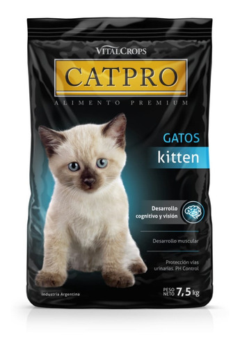  Catpro Kitten Premium (ph Control)x 7,5 Kgs Dm Mascotas