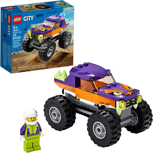 Lego City Monster Truck Camioneta 55 Piezas 60251