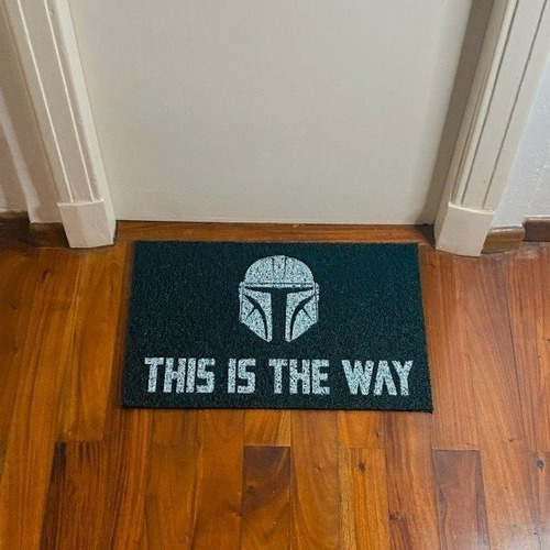 Felpudo Alfombra Star Wars Mandalorian This Is The Way 60x40