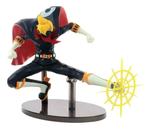 One Piece Battle Record Collection PVC Statue Sanji (Osoba Mask) 13 cm - Base Luna Italy
