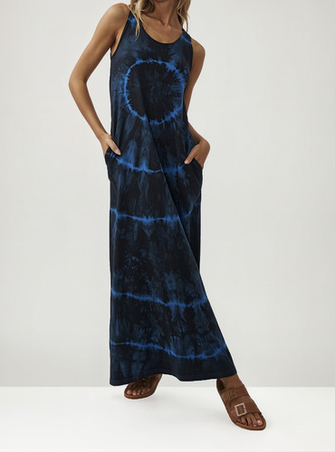 Vestido Mujer Largo Casual Batik Fresco Temporada Nueva Dama