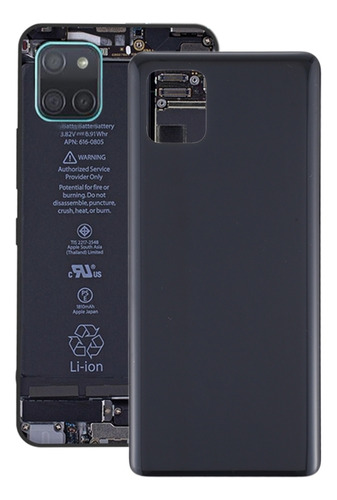 Tapa Trasera De Batería Negra Para Samsung Galaxy Note10 Lit