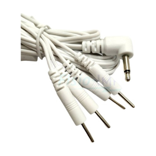 Cables Jack 3.5 Mm 4 Salidas Tipo Aguja Para Tens Ems