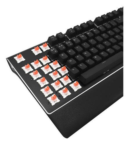 Teclado Mecânico Rgb Switch Red Evus Tc-08b Blackout
