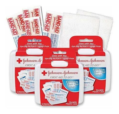 Johnson & Johnson Primera Tamaño De Primeros Auxilios Kit De