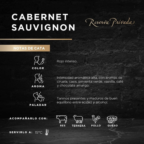 Vino Tinto Reserva Privada De 750ml Casillero Del Diablo