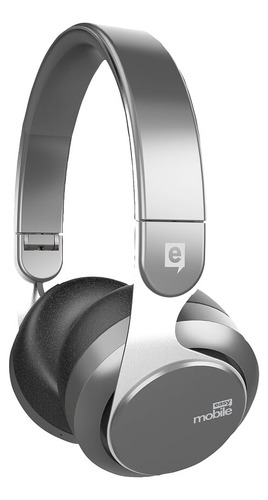 Headphone Bluetooth Breeze S1 Bass Sem Fio Easy Mobile Cor Prata 1733