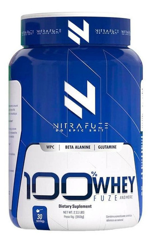 Whey Protein 100% Whey Fuze 900g Nitra Fuze Sabor Chocolate