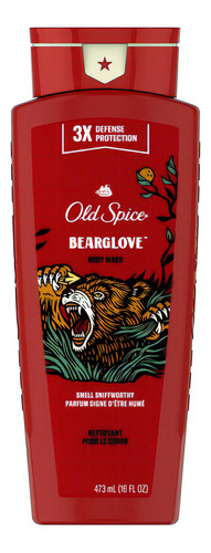 Jabón Líquido Corporal Old Spice Bearglove Para Hombre 473ml