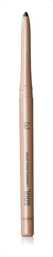 Lapis Retrátil Para Olhos Soul Preto 3.5g Eudora Preto