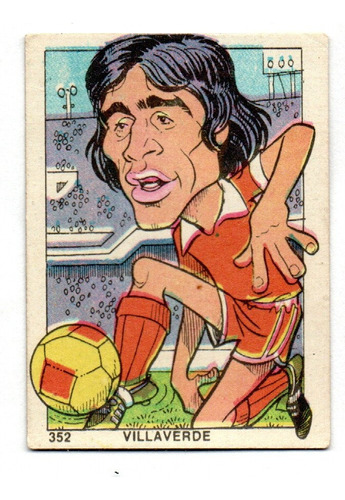 Figurita Independiente Futbol 1976 Villaverde N° 352