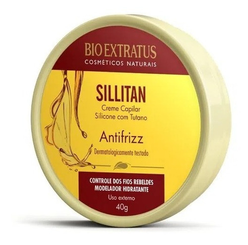 Bio Extratus Creme Sillitan Antifrizz Tutano 40g