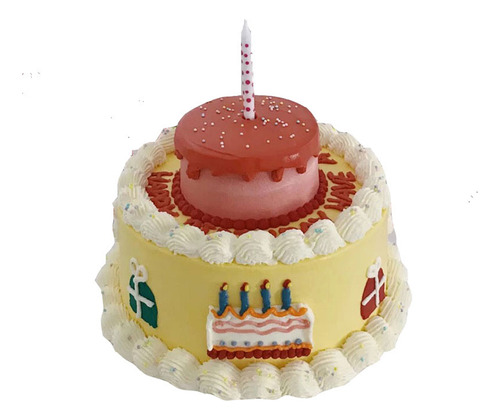 (m) Foam Cake Dummy Smooth Surface Decoration Icing
