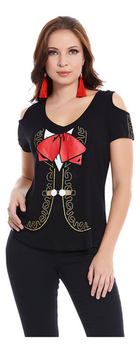 Playera Mexicana Mujer Mariachi Diseño Original Viva México