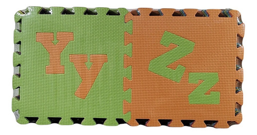 Tapete Didáctico Abecedario 26 Pzas Multicolor
