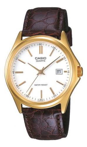 Reloj Casio Caballero/ Fecha (mtp-1183q-7adf) Correa Cuero /